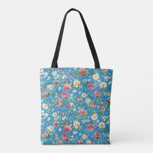 Elegante stijlvolle cute botanische bloem tote bag