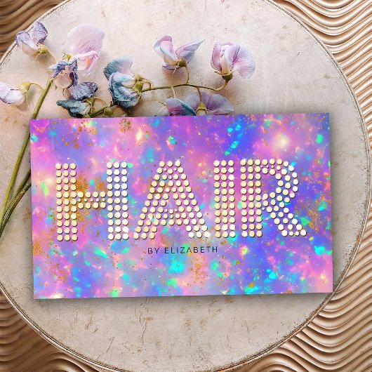 Elegante stijlvolle diamanten gouden vuur opaal st visitekaartje