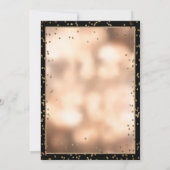 Elegante stijlvolle diamanten, lijst bruiloft jubi kaart (Achterkant)
