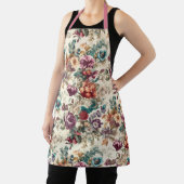 Elegante stijlvolle  geïnspireerde bloemen schort (Insitu)