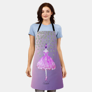 Elegante Stijlvolle Glanzende Diamanten Ballerina Schort