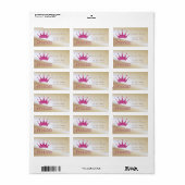 Elegante stijlvolle glinsterende tiara prinses etiket (Full Sheet)