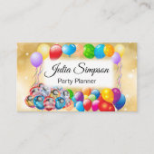 Elegante, stijlvolle, gouden, prachtige kleurrijke visitekaartje (Voorkant)