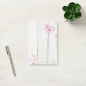 Elegante stijlvolle houtstructuur, kersenboom post-it® notes (Kantoor)
