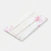 Elegante stijlvolle houtstructuur, kersenboom post-it® notes (Schuin)
