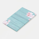 Elegante stijlvolle houtstructuur, kersenboom post-it® notes (Schuin)