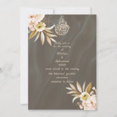 ELEGANTE STIJLVOLLE ISLAMITISCHE BRUILOFT UITNODIG KAART (Voorkant)