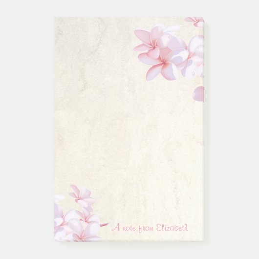 Elegante stijlvolle kersenboom post-it® notes (Voorkant)