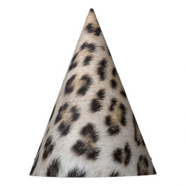 Elegante stijlvolle luipaard cheetah bont dierenpr feesthoedjes
