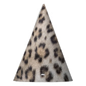 Elegante stijlvolle luipaard cheetah bont dierenpr feesthoedjes (Links)