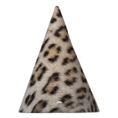 Elegante stijlvolle luipaard cheetah bont dierenpr feesthoedjes (Rechts)