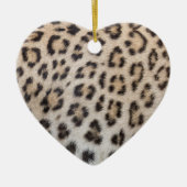 Elegante stijlvolle luipaard cheetah bont print pa keramisch ornament (Voorkant)