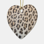 Elegante stijlvolle luipaard cheetah bont print pa keramisch ornament (Links)