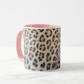 Elegante stijlvolle luipaard cheetah bont print pa mok (Voorkant links)
