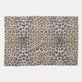 Elegante stijlvolle luipaard cheetah bont print pa theedoek (Horizontaal)