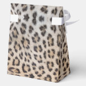 Elegante stijlvolle luipaard cheetah bont print tr bedankdoosjes (Achterkant)