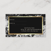 Elegante stijlvolle marmeren steen, frame referral (Achterkant)