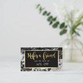 Elegante stijlvolle marmeren steen, frame referral (Staand voorkant)