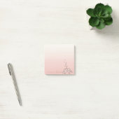 Elegante stijlvolle meisjesachtige, vogels verlief post-it® notes (Kantoor)