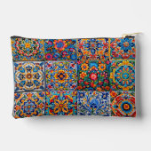 Elegante stijlvolle Mexicaanse talavera tegels mon Etui (Achterkant)