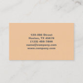 Elegante Stijlvolle Nail Artist Nail Salon Manicur Visitekaartje (Achterkant)