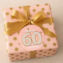 Elegante stijlvolle parel gouden zacht roze 60e ve
