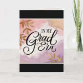 Elegante stijlvolle pastel girly in mijn Afstudeer Kaart (Voorkant)
