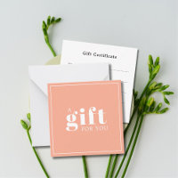 Elegante stijlvolle Peach White Beauty Salon