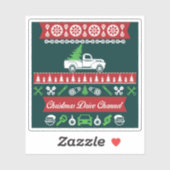 Elegante stijlvolle pijnbomen en auto sticker (Vel)