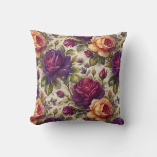Elegante  stijlvolle romantische bloemenchic kussen