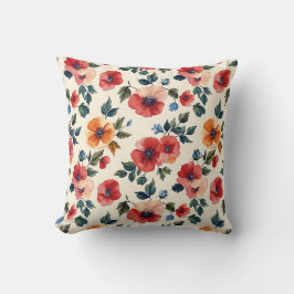 Elegante  stijlvolle romantische bloemenchic kussen