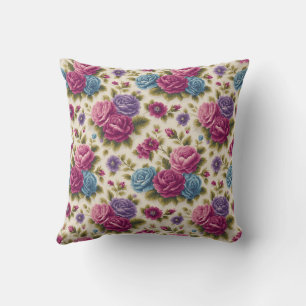 Elegante  stijlvolle romantische bloemenchic kussen