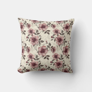 Elegante  stijlvolle romantische bloemenchic kussen