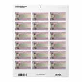 Elegante Stijlvolle Romantische, Glitter Bokeh Roo Etiket (Full Sheet)
