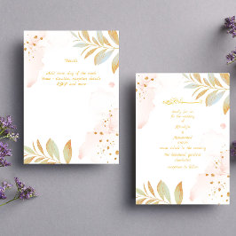 ELEGANTE STIJLVOLLE ROZE ISLAMITISCHE BRUILOFT KAART