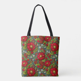 Elegante Stijlvolle Rustieke Botanische Bloem- Tote Bag