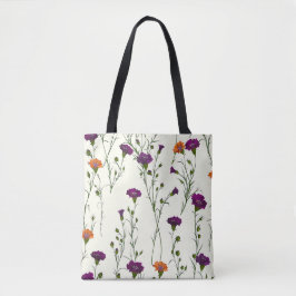 Elegante stijlvolle Schattigee Paarse botanische b Tote Bag