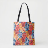 Elegante stijlvolle Schattigee Paarse botanische b Tote Bag (Voorkant)