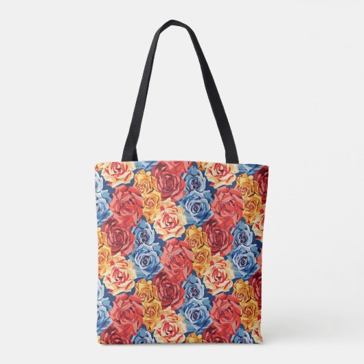 Elegante stijlvolle Schattigee Paarse botanische b Tote Bag (Achterkant)