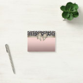 Elegante stijlvolle strik met polka stippen post-it® notes (Kantoor)