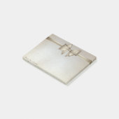 Elegante stijlvolle strik post-it® notes (Schuin)