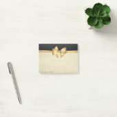 Elegante stijlvolle strik zwart damast post-it® notes (Kantoor)