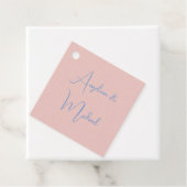 Elegante stijlvolle trendy handschrift scriptnaam bedankjes labels (In situ)