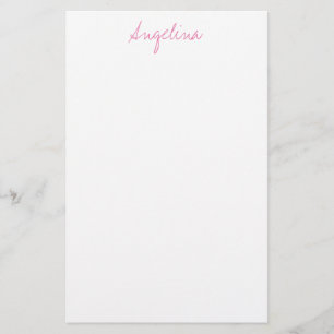 Elegante Stijlvolle Trendy Unieke Handgeschreven S Briefpapier