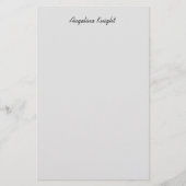 Elegante stijlvolle trendy unieke handschrift scri briefpapier (Voorkant)