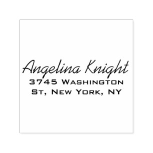 Elegante stijlvolle trendy unieke handschrift scri  zelfinktende stempel