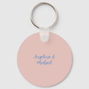 Elegante stijlvolle trendy unieke namen kalligrafi sleutelhanger