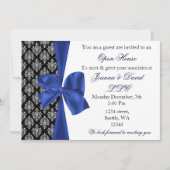 elegante, stijlvolle uitnodiging van de marine (Voorkant)