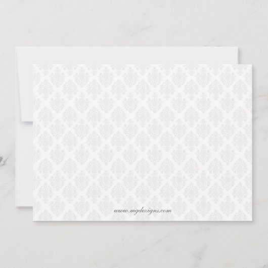 elegante, stijlvolle uitnodiging van de marine (Achterkant)