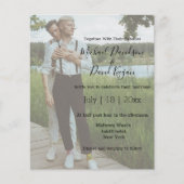 elegante stijlvolle uitnodiging voor homohuwbare f (Voorkant)